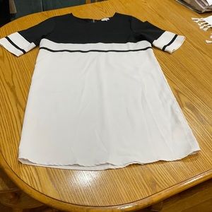 Black and White Tobi Dress